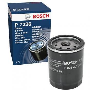 Filtro de aceite BOSCH F 026 407 236, tipo: Filtro de aceite, características: Compatible con vehículos Bosch, alta eficiencia de filtración, diseño optimizado para un rendimiento superior, fácil instalación, fabricado con materiales de alta