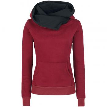 ForPlay R.E.D. by EMP Pentagram Mujer Sudadera con Capucha Burdeos M