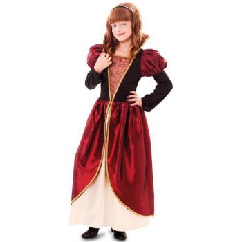 Disfraz de Cortesana Medieval para niña