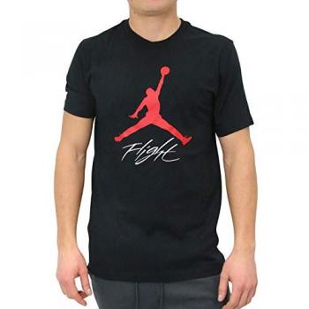 Camiseta Jordan Jumpman Flight para Hombre - Color Negro - Talla S - Tejido Jersey de algodón