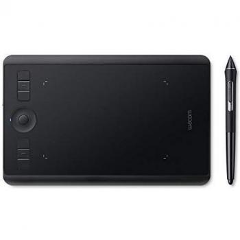 Wacom Intuos Pro S Tableta gráfica - Tableta profesional pequeña con lápiz Wacom Pro Pen 2 y puntas de repuesto, premiada por mejor diseño de producto, óptima para oficina en casa y e-learning