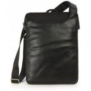 Tucano Fina XS - Funda de piel para Apple iPad, MacBook Air 11, negro