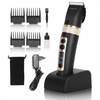 Aigostar Sharper Cortapelos Hombre Profesional Electrica Maquina Cortar Pelo Pantalla LED Barbero