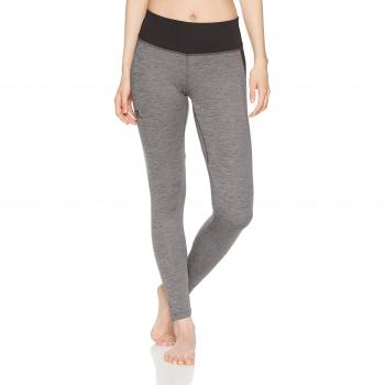 Salomon Mallas para running, agile long tight, tejido de punto, gris