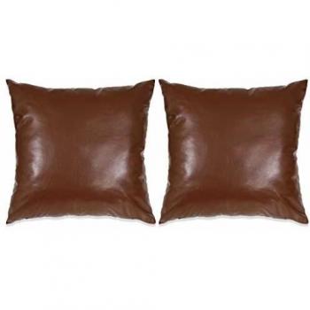 vidaXL 2X Cojines de Poliuretano 60x60cm Marrón Accesorios de Hogar Decoración