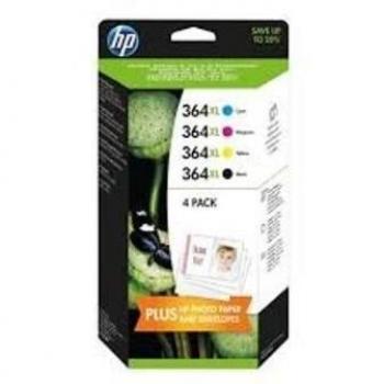 MULTIPACK 4 CARTUCHOS HP - Nº364XL NEGRO + Nº364XL MAGENTA + Nº364XL CIAN + Nº364XL AMARILLO