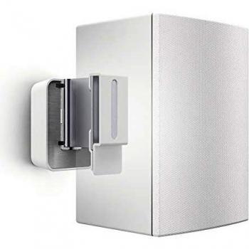 Vogel's SOUND 3200 Soporte de pared universal para altavoces, Máx. 5 kg, Inclinable -30º / + 30º, Girar hasta 70º, También adecuado para Denon Home 150, Blanco