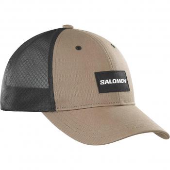 Gorra de montaña unisex Trucker Salomon marrón - S-M