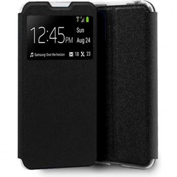 Funda COOL Flip Cover para Motorola Moto G9 Plus Liso Negro