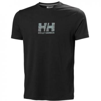 Camiseta Hombre Helly Hansen Core Graphic Negra XL