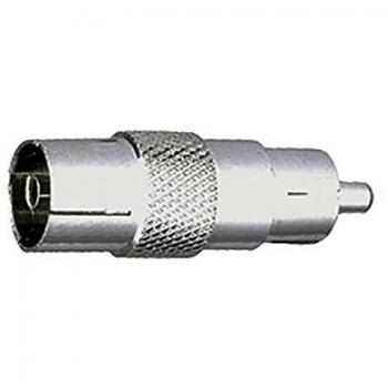 Adaptador Macho RCA a Hembra TV-PAL Electro DH 10.553/MF 8430552010653