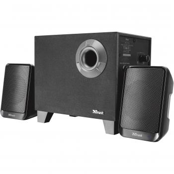 Trust Evon - Juego de Altavoces inalámbricos 2.1 de 30W con Bluetooth, Negro