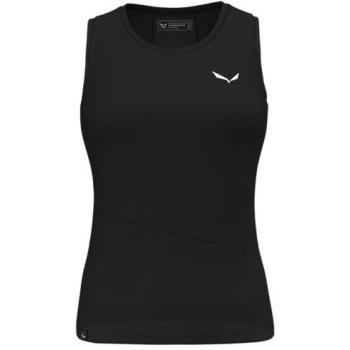 Salewa Puez Sporty Dry Women's Sleeveless Top - Size I48 D42, Black Out XL