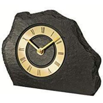 Reloj de mesa AMS T1105, diseño elegante y tamaño 20 x 14 cm