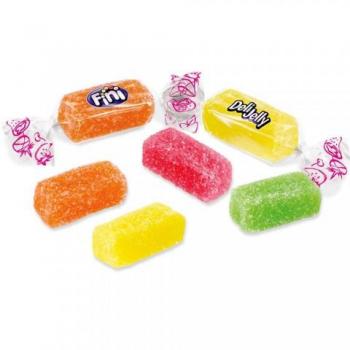 Caramelos de Goma Fini Deli Jelly Sabores Surtidos Fresa, Naranja, Limón y Manzana 1kg