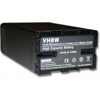 vhbw batería 7800mAh (14.8V) con Infochip para videocámara Sony PXW­-X160, PXW X-180 y BP-U30, BP-U60.