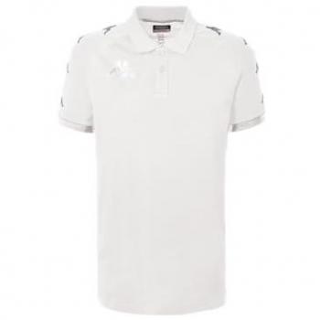 Kappa Caldes Men's Polo Shirt - White, Size M