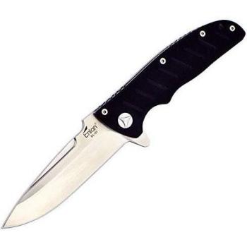 Enlan de 01 grande Tactical/ - Cuchillo/Cuchillo, 9.2 cm longitud de la hoja, negro, large