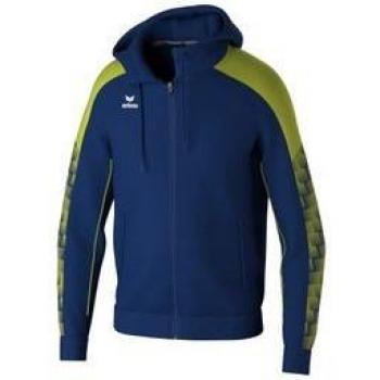 Erima EVO STAR Men's Training Jacket with Hood - New Navy/Lime