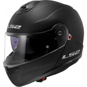 CASCO MODULAR LS2 STROBE II NEGRO MATE (FF908 06) - Casco modular, color negro mate, modelo Strobe II, talla XL