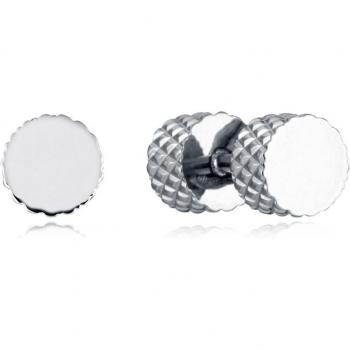 Pendientes de hombre Viceroy Beat de acero con forma de cilindro grabado, modelo 14144E01000
