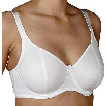 Selene - Delia-C Sujetador señora Reductor sin Relleno con Aros Copa C 39% Poliamida 52% Poliéster 9% Elastano Color: Blanco Talla: 90