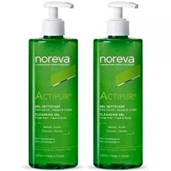 ACTIPUR GEL DERMOLIMPIADOR ROSTRO Y CUERPO 2X400 ML NOREVA