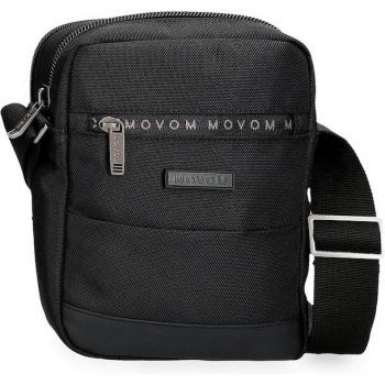Bandolera mediana Movom Buster dos compartimentos negro