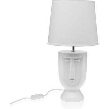Lámpara de mesa Versa Blanco Cerámica 60 W 22 x 42,8 cm