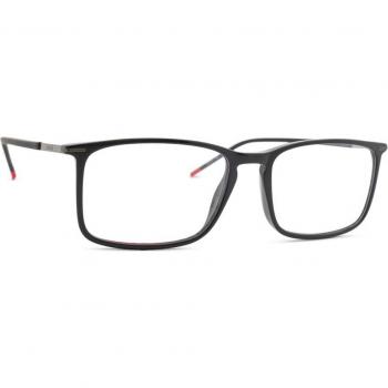 Hugo Boss HUGO HG 1231 Rectangular Acetate Eyeglasses - Unisex, Black, Full-Rim, 55mm/17mm/145mm