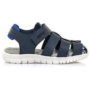 Sandalias Casual para Niños Mustang Kids Submarine 48707 en Similpiel con Cierre Hebilla Azul