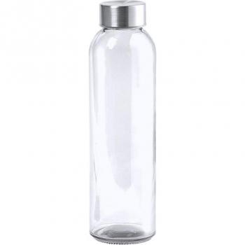 Bidón de cristal DAM Terkol de 500 ml con tapón a rosca en acero inoxidable