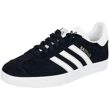 Adidas Originals Gazelle Unisex Sneakers - Core Black/White/Gold Metallic EU 38 / UK 5 / US 5+