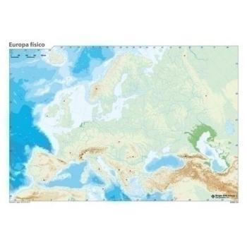 MAPA MUDO ERIK COLOR FISICO EUROPA - Pack de 50 unidades