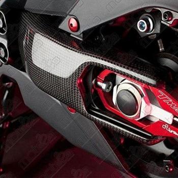 Protecciones forcellone cerrado carbono lightech Yamaha T-Max 530 '12-' 15