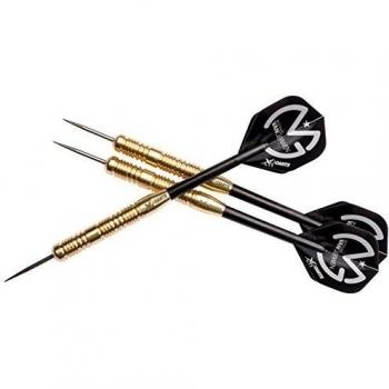 XQ Max (adultos Michael van Gerwen Original Brass Steel Dardos en 20 gramos, Green, 1