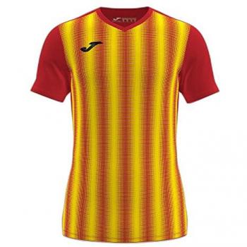 Camiseta manga corta hombre Joma Inter II roja y amarilla