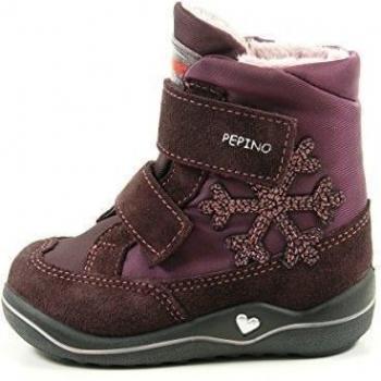Ricosta 38-20200 Hildi - botas de nieve de material cuero niña, größen kinder:20 EU;Farbe:rouge