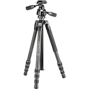Vanguard Veo 3 264CPS - Trípode de Fibra de Carbono, rótula de 3 vías