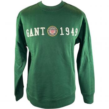 GANT Men's Crest Forest Green Pullover Sweater