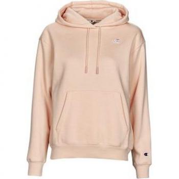 Champion Women's Heavy Cotton Poly Fleece Sweatshirt with Rochester Logo in Pink