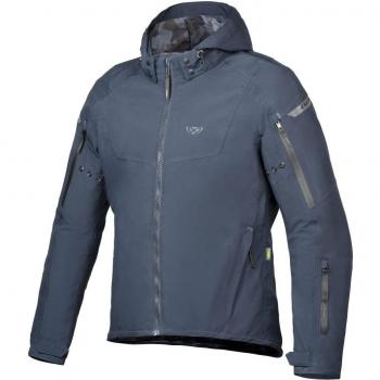Ixon Chaqueta de Moto Burning Azul - Chaqueta textil de motocicleta, color azul, talla 3XL