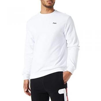 Eco-Friendly Fila White Crew Neck Sweatshirt - XS