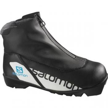 Botas de Esquí Nórdico Junior Salomon RC Nocturne Prolink 23/24 - Unisex - Color Negro/Azul Procesado