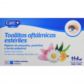 STADA TOALLITAS OFTALMICAS ESTERILES HIGIENE DE PARPADOS PESTAÃ‘AS 30 UNIDADES