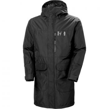 Chaqueta de lluvia aislada para hombre Helly Hansen Rigging (Negro)