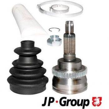 Juego de articulación CV JP GROUP 1243300710, compatible con vehículos, incluye juntas homocinéticas y es ideal para la transmisión de potencia en ejes