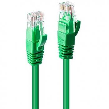 Lindy 30m CAT6 U/UTP Snagless Gigabit Network Cable - Green