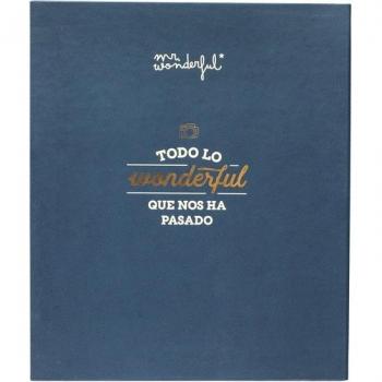 Álbum de fotos Mr Wonderful - Todo lo wonderful que nos ha pasado, dimensiones 33x31x2 cm