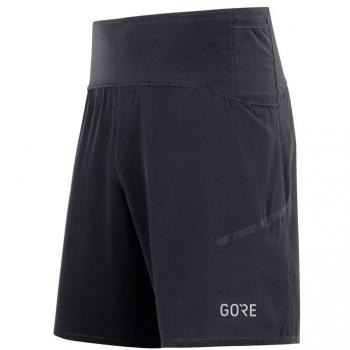 GORE WEAR R7 Pantalón de running para hombre, S, Negro